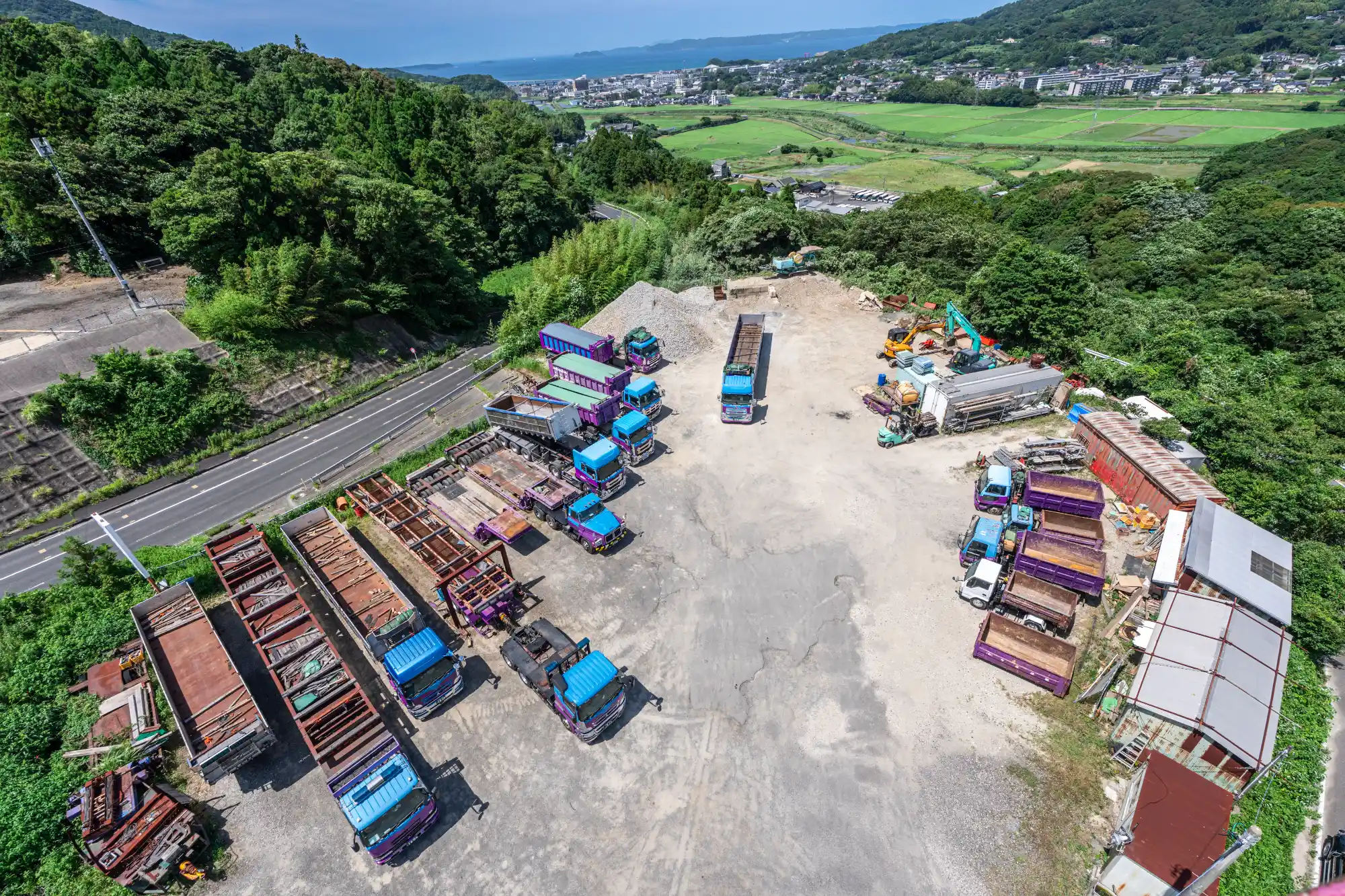 脱着装置付ｺﾝﾃﾅ専用車 